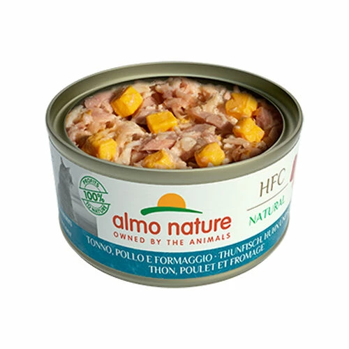 Almo Nature HFC 70 Katzenfutter - Dozen - Thunfisch, Huhn Und Käse 4 Almo Nature HFC 70 Katzenfutter - Dozen - Thunfisch, Huhn Und Käse – Bild 2