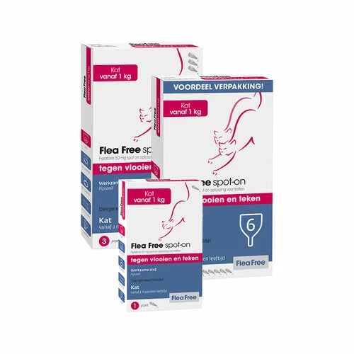 Flea Free Spot-on Katze 3 Flea Free Spot-on Katze