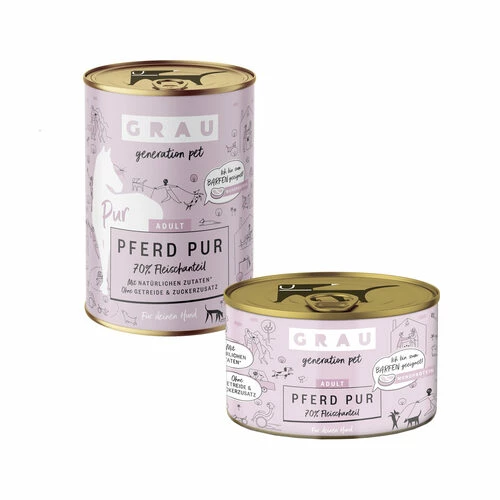 Grau Excellence Adult Pur - Pferd - Dose 3 Grau Excellence Adult Pur - Pferd - Dose