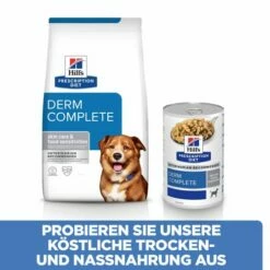 Hill's Derm Complete Nassfutter - Prescription Diet - Canine -Trixie Verkäufe 2024 hills derm complete natvoer prescription diet canine 211730 0500 none