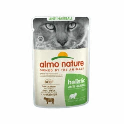 Almo Nature Cat Anti-Hairball Katzenfutter - Frischebeutel - Rind
