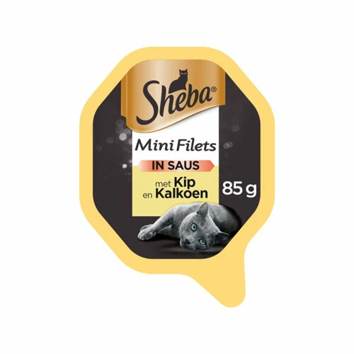 Sheba Mini Filets In Sauce - Huhn & Pute 3 Sheba Mini Filets In Sauce - Huhn & Pute