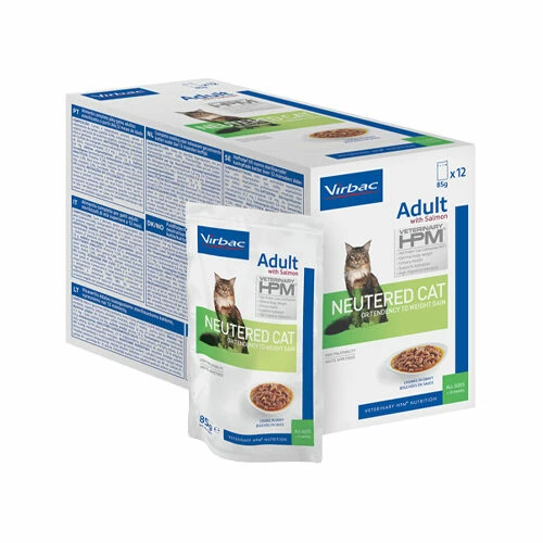 Virbac Veterinary HPM - Adult Neutered Cat With Salmon 3 Virbac Veterinary HPM - Adult Neutered Cat With Salmon