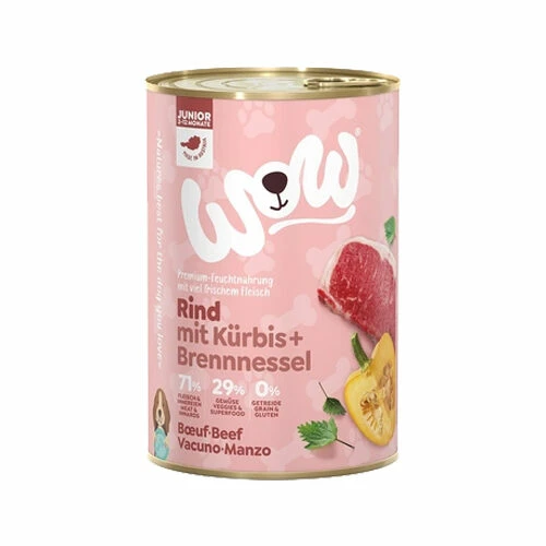 WOW! Junior Hundefutter - Dose 4 WOW! Junior Hundefutter - Dose – Bild 2
